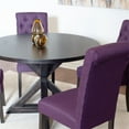 thumbnail image 3 of 5-Piece Dining Set for 4 Person, Cross-Buck Dining Table with 4 Stylish Armless Chairs, Modern Furniture Dining Table Set for Living Room Dining Room, 3 of 7
