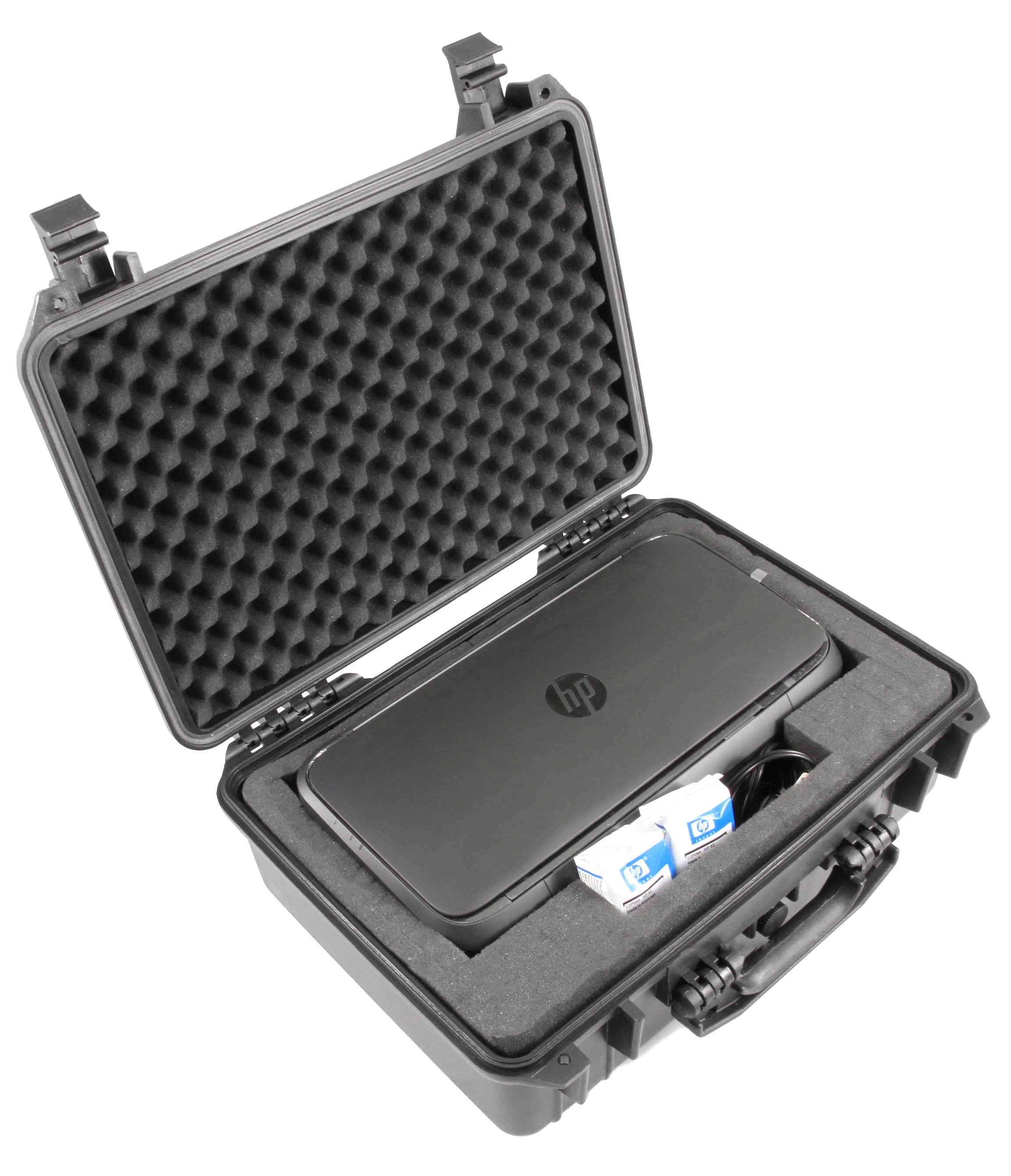 Waterproof Portable Printer Carry Case fits HP Officejet 250 Mobile All-in-One Printer and Accessories, Includes Case Only by Casematix