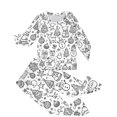 thumbnail image 6 of CCRFTGI Family Matching Pajama Set Colorable Diy Hand Painted Tops and Pants Set 2 Piece Cartoon Color Your Own Pajamas Funny Cute Coloring Pajama Set Kids 3 Years, 6 of 6