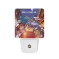 thumbnail image 1 of Ratatouille Luz nocturna LED con sensor de anochecer a amanecer para dormitorio, baño, pasillo, escaleras - Lámpara LED nocturna de enchufe, 0.5W - 1 pieza, 1 of 6