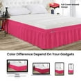 thumbnail image 4 of SGI Bedding 10 Inch Wrap Around Bed Skirt | Microfiber Bed Skirt | Fade Resistant, Wrinkle Free, Anti-static, Decorative, Extra Storage Space, Clutter-Free | Queen, Hot Pink, 4 of 8