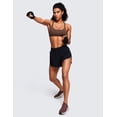 thumbnail image 3 of CRZ YOGA Womens Strappy Sports Bra - Criss Cross Back Padded Medium Support Wireless Gym Cami Workout Yoga, 3 of 4