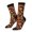3 Black, variant on Forest Squirrel Print Adult Socks for Men & Women,Calf Socks, Ankle Socks,Boots Socks,Breathable Casual Sock,Unisex Crew Socks