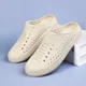 thumbnail image 5 of Sandalia Unisex de verano para chico grande, zapatilla con agujero de agua, sandalia de fondo suave para hombre y mujer, zapato antideslizante para playa, medio remolque, caverna, 5 of 5