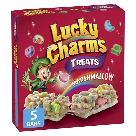 Lucky Charms Marshmallow Treats Bars, 120 g, 5 Bars