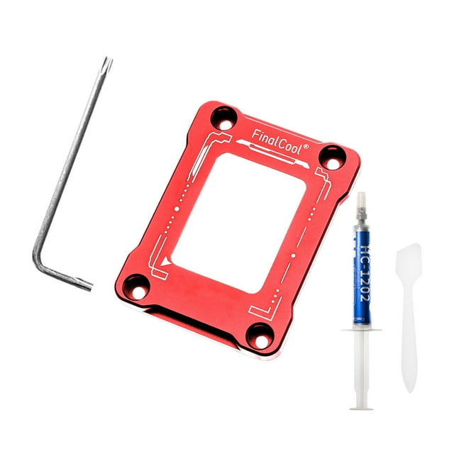 de Hebilla de Fijación de Corrección de Flexión de CPU para LGA1700 de 12.ª Generación Rojo Hugo Marco de corrección de flexión
