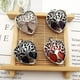thumbnail image 4 of Xiao Hua Colgante de collar adecuado para hombres y mujeres, hecho a mano, de aleación hueca de piedra natural, con forma de árbol de la vida en forma de corazón (azul claro)., 4 of 5