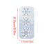 thumbnail image 5 of Inteprter Molde de resina Fundición Moldes de copos de nieve Artesanía DIY Regalos multiusos Molde Colgante Suministros de artesanía de vacaciones tres, Artesanía uno, 03 Inteprter HA059604-05, 5 of 6