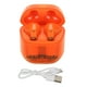 thumbnail image 1 of Auriculares inalámbricos Bluetooth Diseño de cuerpo translúcido Baja latencia Transmisión bidireccional Juego Auriculares deportivos para exteriores Naranja, 1 of 5