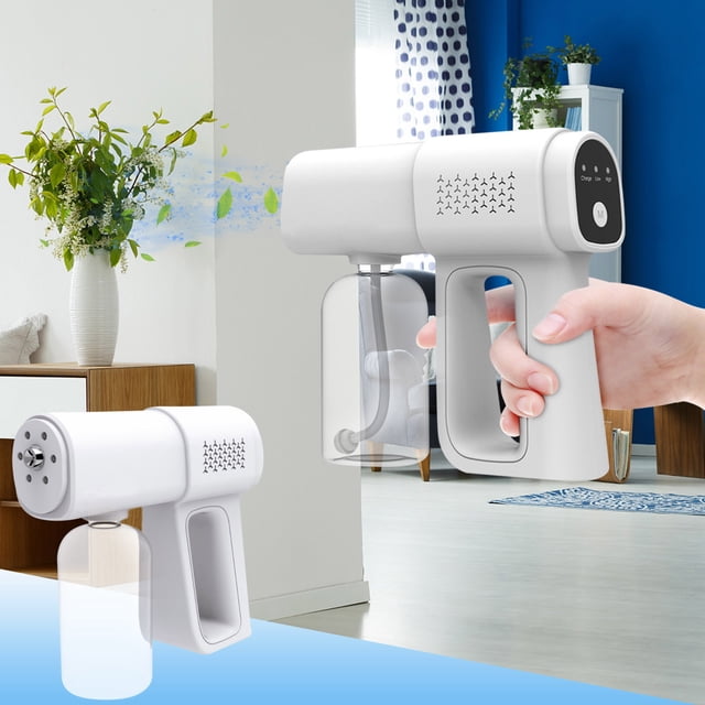 K5Pro Wireless Handheld Spray, Blue Light Sanitizer for Home and Office Use, Portable Electronic Device with Advanced Spray Technology for Surface Disinfection and Indoor Protection