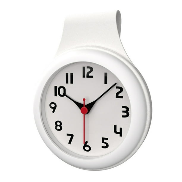 Reloj digital silencioso impermeable a la moda, reloj resistente al agua para cocina y baño