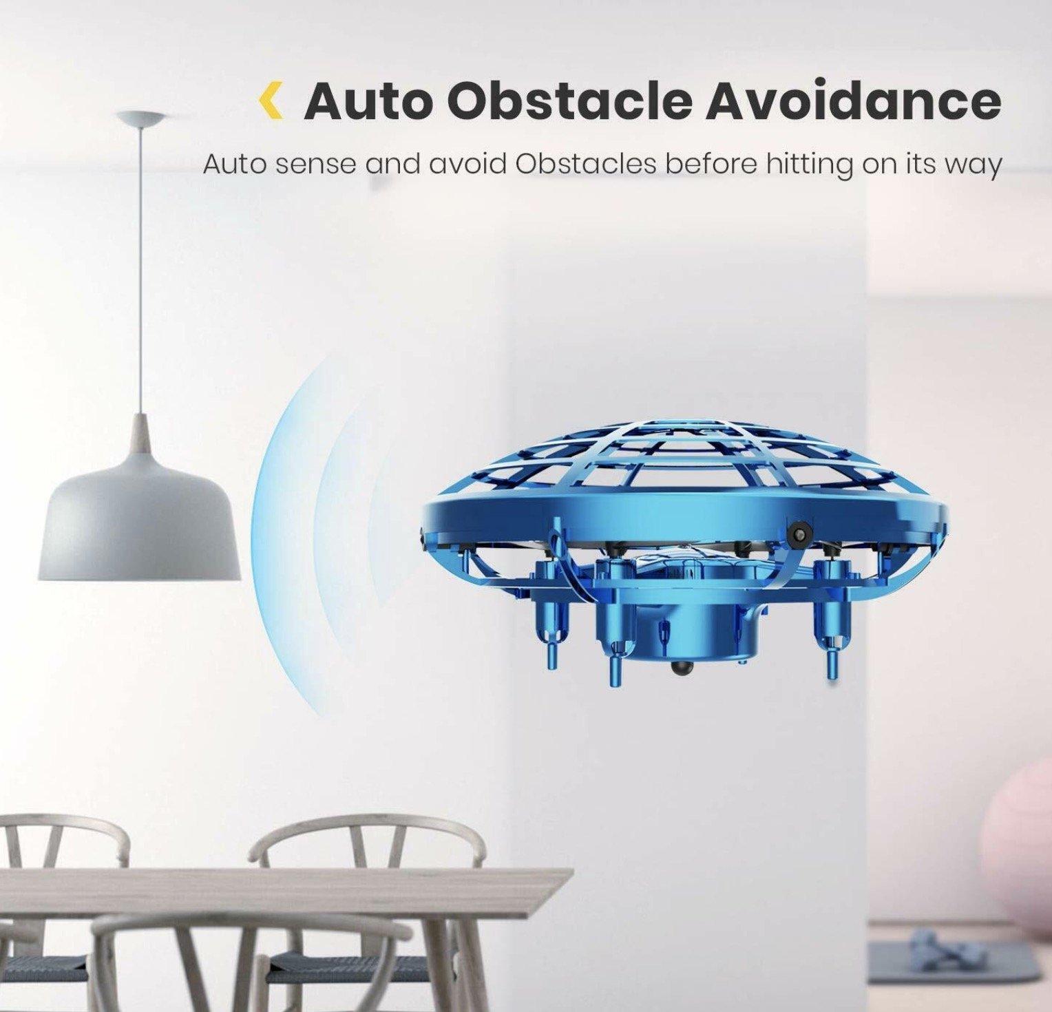 FlyToy UFO Hand-Operated Drone for Kids with Sensors