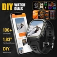 thumbnail image 5 of VOPOCO V50 Smart Watch for Men(Answer/Make Calls) 1.83’’ Big Screen Watch IP68 Waterproof Smartwatch Compatible with iOS Android, 1pc, 5 of 9