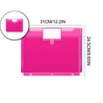 thumbnail image 1 of Binder Pocket, Heavyweight Plastic Folders with Tight Closure, Folders with Pockets Side Loading, Binder Organizer, Binder Dividers with Pockets, A4 Letter Size, 1 of 5
