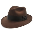 thumbnail image 5 of Temple Fur Felt Fedora Hat, 5 of 69