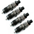 thumbnail image 1 of Seapple 4pcs Fuel Injector Assembly 093500-4500 23600-59155 Compatible with Toyota Hilux Surf 2.4L 2LTE Engine, 1 of 4