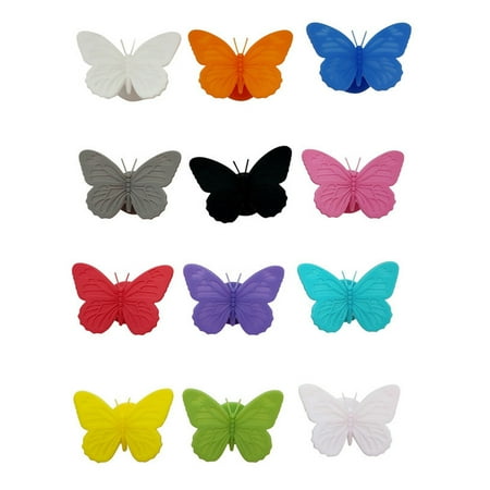 

Wine Glass Markers 12pcs Bar Pub Hotel Dining Table Cocktail Glass Party Supply for Family Together Event Drinking Wine