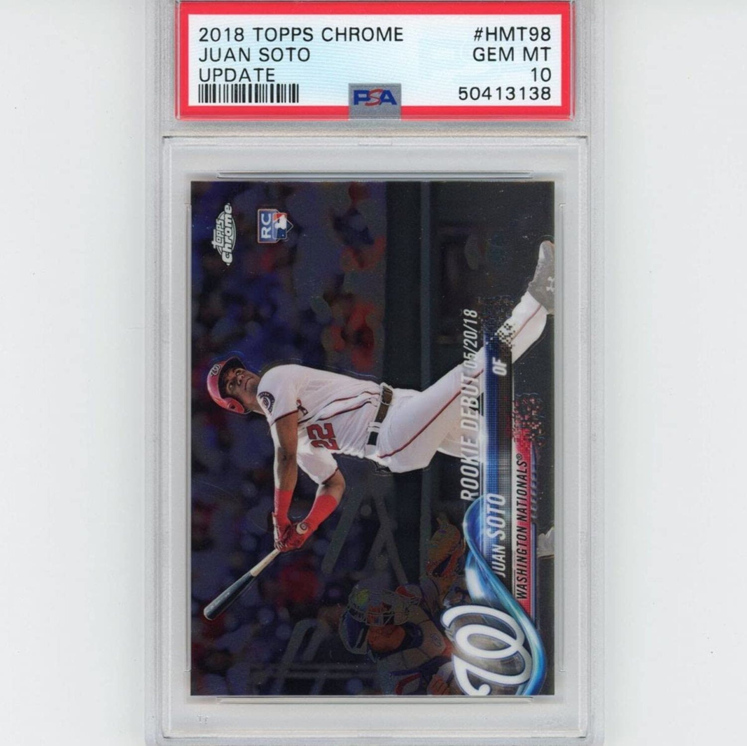 Graded 2018 Topps Chrome Update Shohei Ohtani #HMT1 Rookie RC