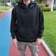 thumbnail image 5 of Sudadera con capucha de cuello alto para hombre, ropa de otoño e invierno, sudadera informal de calle con bloqueo facial, sudaderas de hip hop, 5 of 5