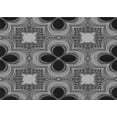 thumbnail image 1 of Ahgly Company Machine Washable Indoor Rectangle Transitional Dark Gray Black Area Rugs, 6' x 9', 1 of 7