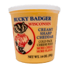 Bucky Badger Creamy Sharp Cheddar Cold Pack Cheese Food Spread, 16 Oz.