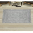 thumbnail image 1 of Geometric Decorative Rug, Grunge Look Inspired Cubic Themed Squares Modern Concept Shapes, Quality Carpet for Bedroom Dorm and Living Room, 6 Sizes, Pearl Dimgray, by Ambesonne, 1 of 1