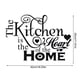 thumbnail image 5 of Wosthever PVC Kitchen Letters Home Wall Stickers Room DIY Art Decoration Dinning Decal Decors Decals Removable Wallpaper Supplies Type2, 5 of 6