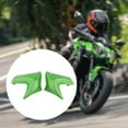 thumbnail image 3 of ziyahi Moto Rright 2pack/lot Moto Injection Injection de Remplacement Longue Performance Fait ABS Plastique Mat Noir Vert, 3 of 7