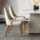thumbnail image 3 of Dresser Kitchen Bedroom Dining Chairs Nordic PU Leather Gold Ergonomic Dining Chairs Modern Luxury cadeira Home Furniture WK My Lux Decor Round, 3 of 19