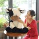 thumbnail image 2 of Cow Year Plush Toy Cute Cattle Stuffed Animals Cattle Soft Doll Kids Toys Birthday Gift for Children (Black and White, 50cm/19inch), 2 of 4