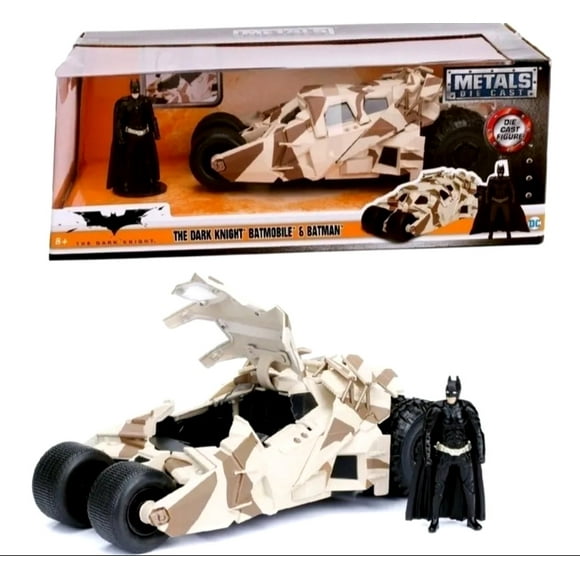 Vehículo Batimobile Jadatoys Dark Knight Camuflado 1:24