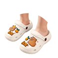 thumbnail image 3 of Djtdsds Kids Themed Clog Sandals Soft Non- Open-Toe Slippers Color:White,Size:8-9 Years, 3 of 8