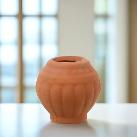 Masteelf  2 Pcs Small Plant Pots Miniature Tiny Clay Terracotta Basin