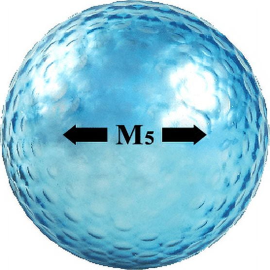 Chromax Balles de Golf Métalliques Colorées M5 (Lot de 6), Bleu