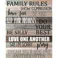 thumbnail image 3 of Kimberly, Allen 20x24 Black Modern Framed Museum Art Print Titled - Family Rules, 3 of 5