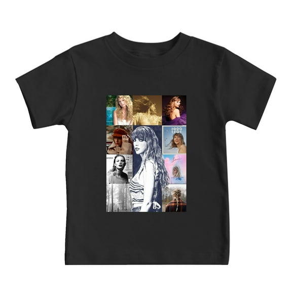 Icvfdpl Taylor Swift Tshirt Girls,Summer Toddler Boys Short Sleeve Letter Prints T Shirt Tops Clothes For Music Concert 10-11 Years,Stylish Girls Tshirts
