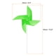 thumbnail image 2 of 50pcs 15.7 x 9.1 Molinos de Viento para el Jardín con 4 Hojas Molinetes Giratorios a Prueba de Viento y Agua con Estacas para Decoración de Patio Verde, 2 of 6