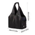 thumbnail image 3 of Large Capacity Sling Shoulder Pet Carrier Bag for Dogs and Cats, Breathable Polyester, Removable Washable Pad, Multiple Pockets, Adjustable Strap, 60×39×20 cm, Black/White/Gray/Red, 3 of 6