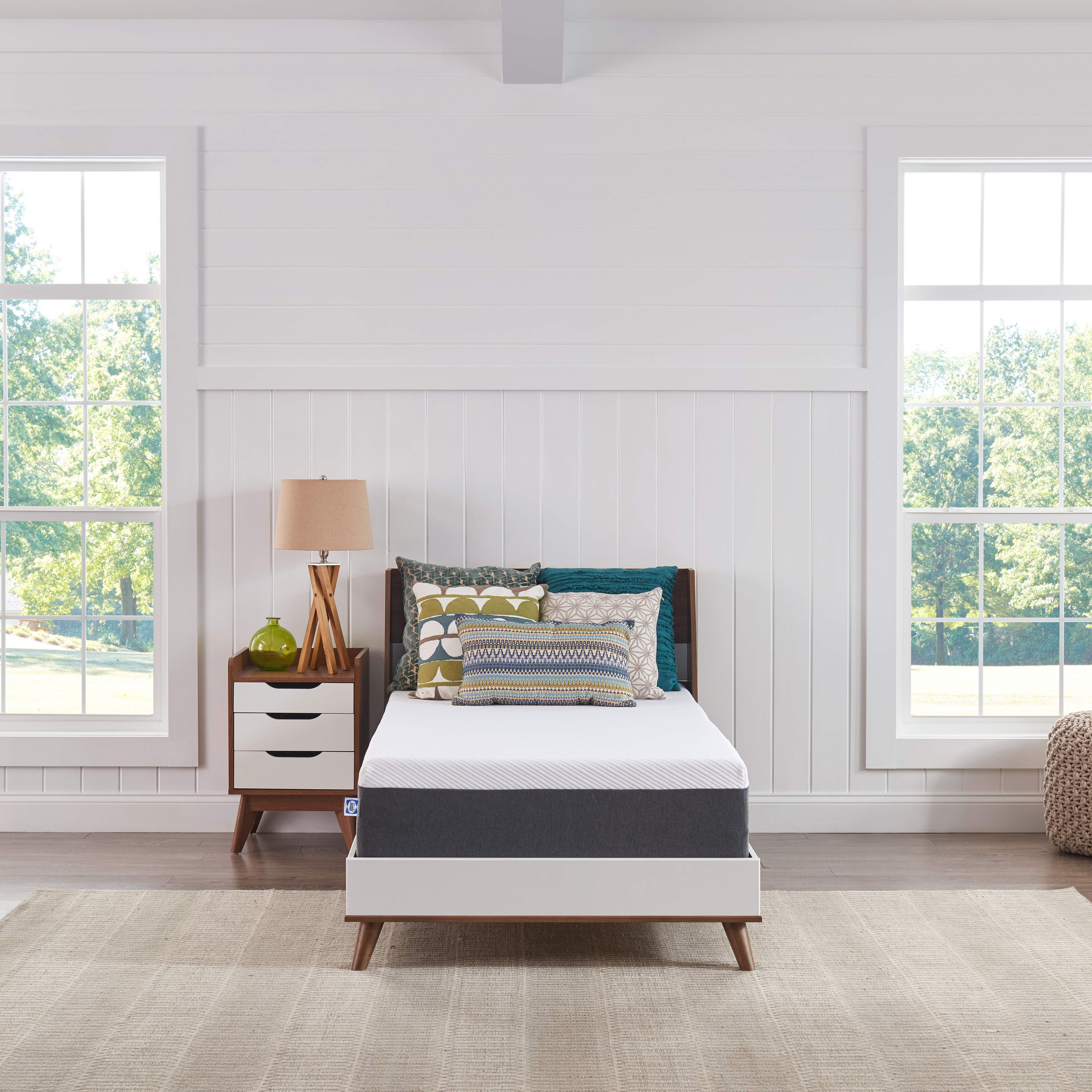 Sealy 12" Medium Plush Gel Memory Foam Mattress, Twin-XL