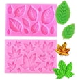 thumbnail image 2 of Una variedad de moldes de resina de hojas de arce, moldes de silicona para decoración de pasteles con fondant, herramientas de bricolaje para chocolate, cocina y repostería, 2 of 8