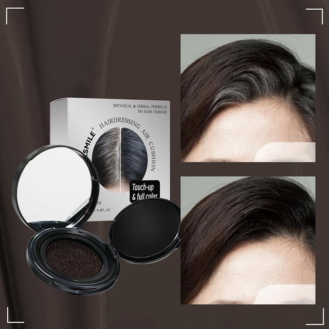 Disposable Hair Dye Touch Up Stick, Quick White Hair & Temple Coverage, Natural Root Concealer for Instant Hair Color Refresh, Black 70g