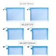 thumbnail image 5 of Veecome 6Pcs Mesh Cosmetic Bag Multifunctional Makeup Pouches with Zipper File Bag Organizer (A4/A5/A6 2Pcs/Each), 5 of 6