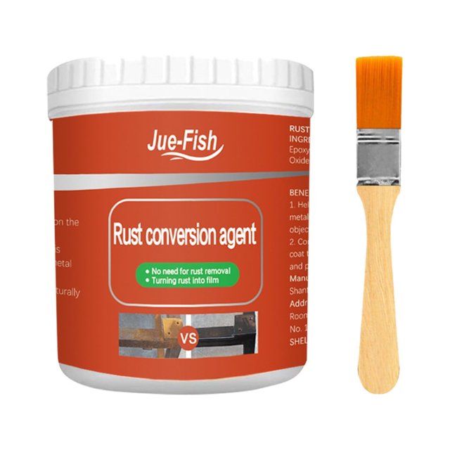 DPTALR Metal Rust Remover, Rust Conversion Agent, Rust Converter Metal Paint, Water-based Metal Brush Rust Remover, Multi-purpose Rust Paint 100/300ml