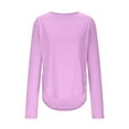 thumbnail image 6 of Coorders Women's Long Sleeve UPF 50+ UV Sun Protection Shirts, Beach Sun Quick Dry Swimming Protection T-Shirt/Hoodie for Outdoor Hiking, PurpleSize, XL, 6 of 8