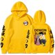 thumbnail image 1 of Demon Slayer Inosuke Hashibira sudaderas con capucha Anime Kimetsu no Yaiba con capucha lindo Kawaii Sudadera con capucha de gran tamaño Tops hombres mujeres sudaderas, 1 of 4