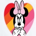 thumbnail image 3 of Mickey & Friends - Oops Minnie Rainbow Heart - Women's Short Sleeve Graphic T-Shirt, 3 of 5