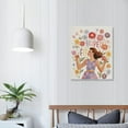 thumbnail image 3 of Nawypu Girl Nursery Pastel Colorful Wildflower Girl Power Wall Decor Canvas Wall Art Painting Paints Picture for Home Girls Kids Room Playroom Nursery,16 x 20in,Gifts for Kids Girls, 3 of 4
