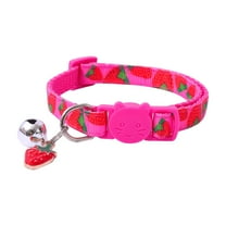 GASTROPOD Cat Collar,Stylish Adjustable Safety Pet Collars Featuring Fruit Pendant And Bells For Outdoor Adventures,Breakaway Cat Collars For During Playtime