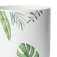thumbnail image 5 of Mainstays 5.9”D x 5.9”H Round Ceramic Green Leaves Planter, White, 5 of 8
