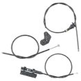 thumbnail image 5 of 3PCS Engine Bowden Cable Hood Release Wire Compatible with- E39 525I 530I 51238176595 51238190754 51238176596, 5 of 5